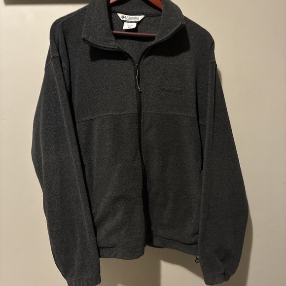 Columbia Other - Mens Columbia Fleece Full Zip Jacket Gray Charcoal Size Large Outdoor